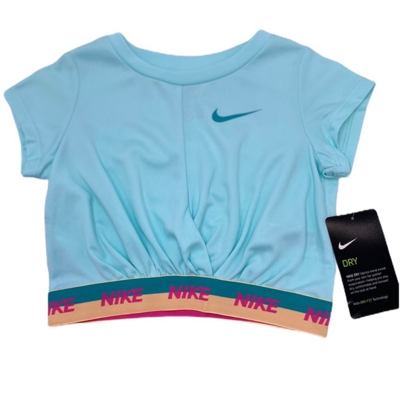 Nike Other - Nike Crop Top Dri-fit with Swoosh Logo Toddler Girl Summer NWT